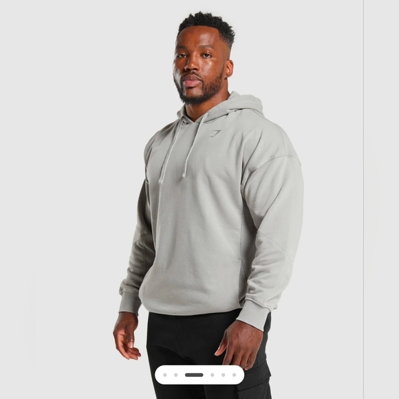 Gymshark Gray Men's Hoodie Sz M NEW - Picture 2 of 5
